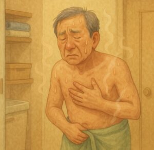 独居状態のお風呂上がりヒートショックのリスク