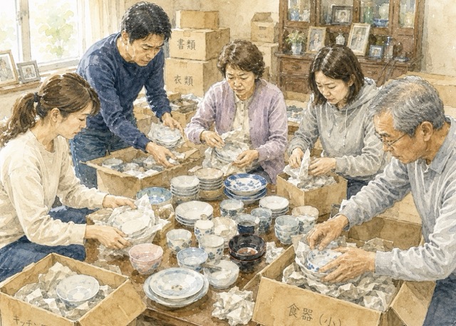 食器など大量に溜まりやすい
